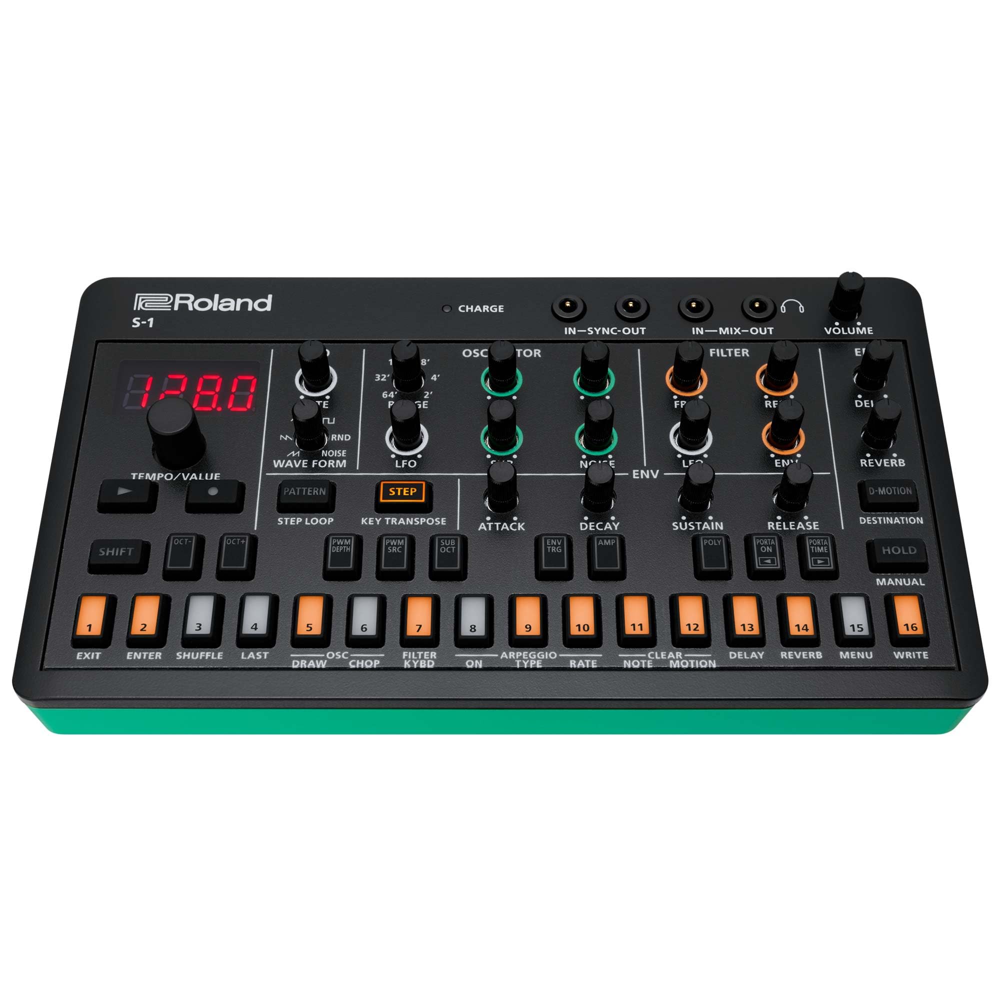 AIRA Compact S-1 Tweak Synth | Ultra-Portable Micro Polysynth with Advanced Tools | D-Motion Sound Control | 4.5 Hours Wireless Battery | Lightweight & Durable