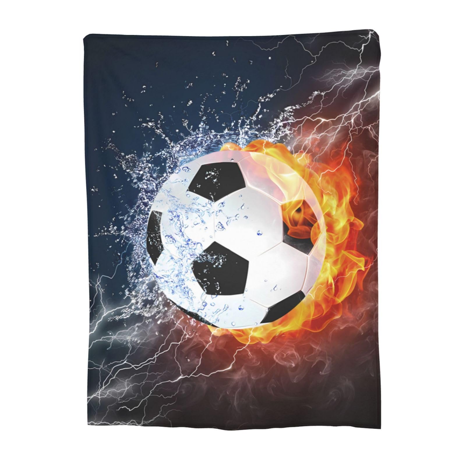 Newhomestyle Football Sports Throw Blanket for Boy & Teens,Soft Lightweight Warm Soccer Flannel Blankets