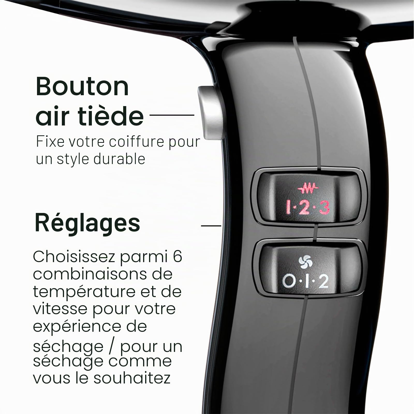 Valera Silent Jet 7500 Sèche-Cheveux Professionnel, 2000W