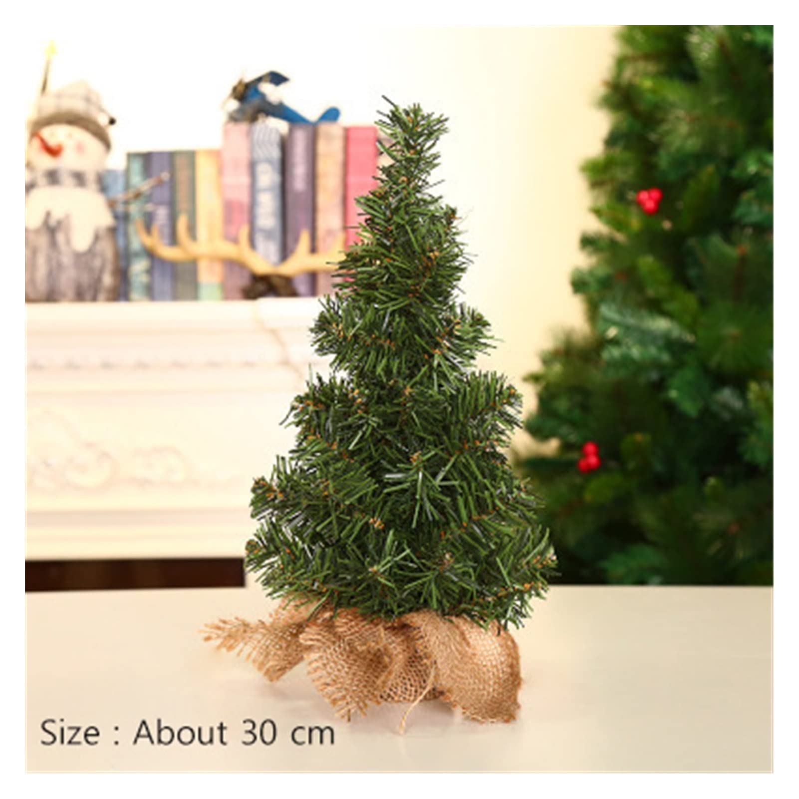 Albero di Natale Decorazione 'albero di Natale di Babbo Natale Accessori for la decorazione della casa Oggetti di scena Decorazioni natalizie Regalo di Capodanno Figurine artigianali Jingxin(30cm)