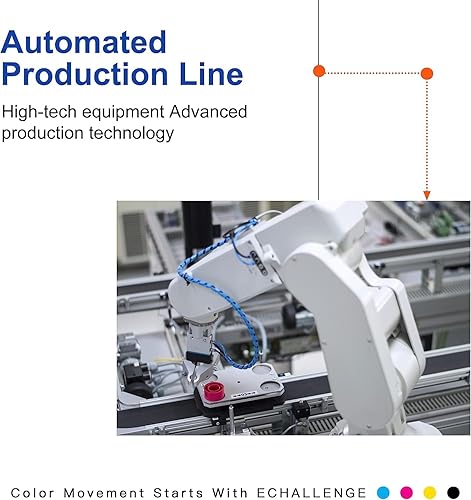 Miniatura 3 de ECHALLENGE 822XL 822 XL - Cartuchos de tinta remanufacturados de repuesto para cartuchos de tinta Epson 822XL 822 T822, uso para impresora Workforce