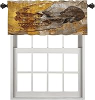 Vista 15 de Maritime Ocean Cafe Curtains,Anchors Nautical Art Blackout Tier Curtain Multilayer Polyester Short Kitchen Drapes 2 Pack 26X24 Inches Anclajes