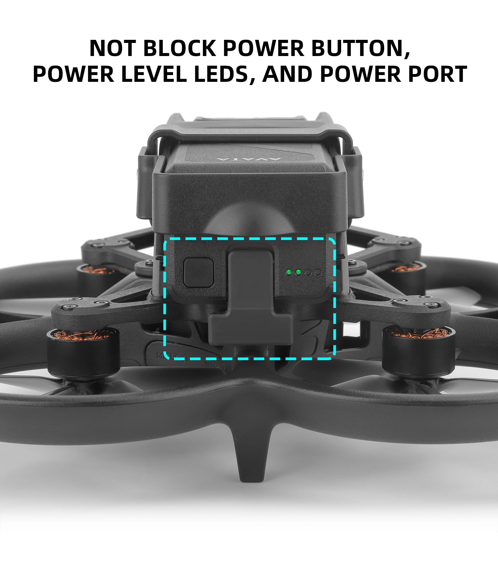 Battery Foldable Anti-Release Buckle Holder for DJI Avata Drone Fixing Accessories Folding Reinforcement Buckle