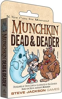 Comprar Steve Jackson Games | Munchkin Dead & Deader | Fast-Paced Card Game Expansion for 3 to 6 Players | Ages 10 and Up | English