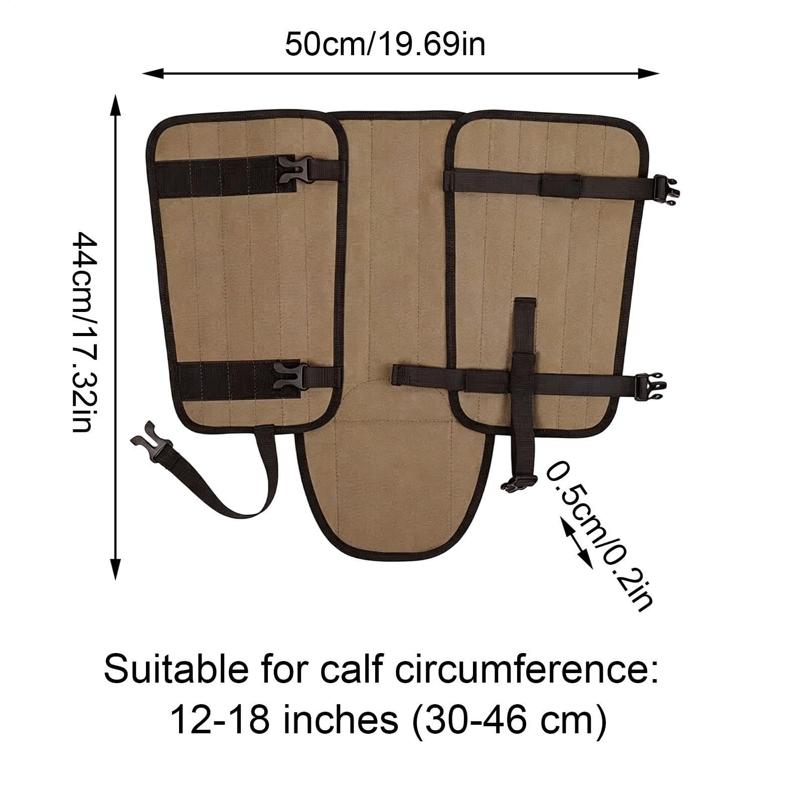 Generico Ghette Antiveleno - 2 Pezzi Scudo per Esterno - Ghette Antiserpente per Trail Running,per Giardino Arrampicata Corsa Pesca Agricoltura Lavoro Cortile
