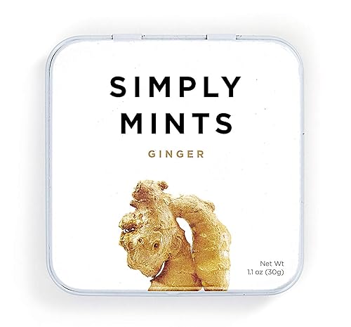 SIMPLY GUM Mentas de jengibre, 1.1 onzas