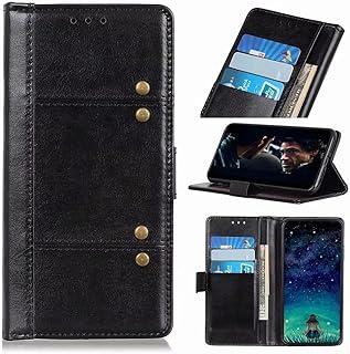 Skórzane etui do Oppo Reno7 Pro 5G Flip etui, Wallet Case pokrowiec na telefon komórkowy Book skóra PU pokrowiec Flipcase miejsce na karty stojak portfel etui ochronne do Oppo Reno7 Pro 5G czarny
