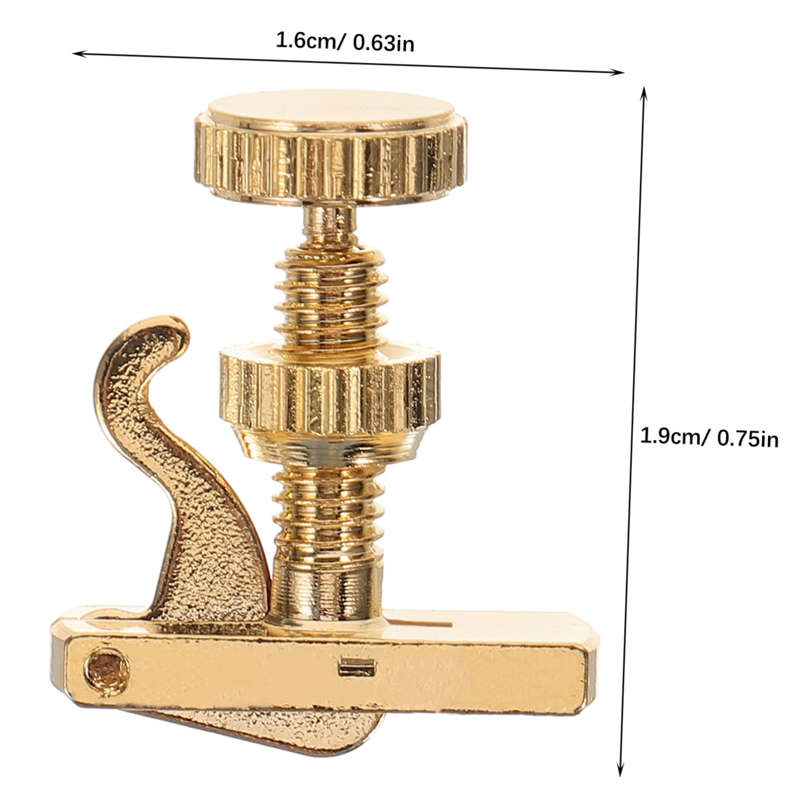 Toddmomy Screw Violin Tuner Pegs Fine Tuner Screw for Violin e String Metal Fine for Parts Quick Install High Accuracy