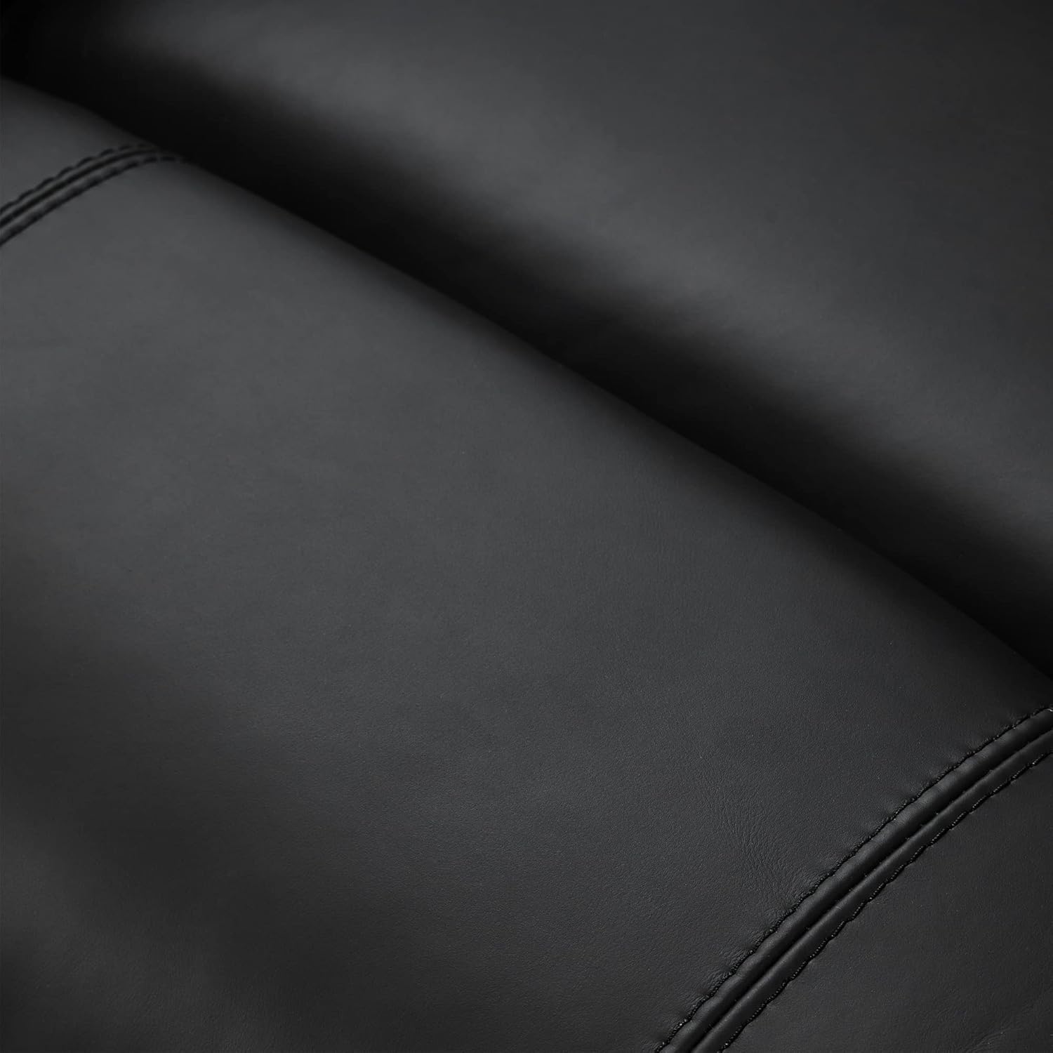 Valencia Piacenza Luxury Edition |Top-Grain Semi-Aniline Nappa 20000 Leather, Power Recline, Power Lumbar Support & Headrest, (Single Seat, Onyx)