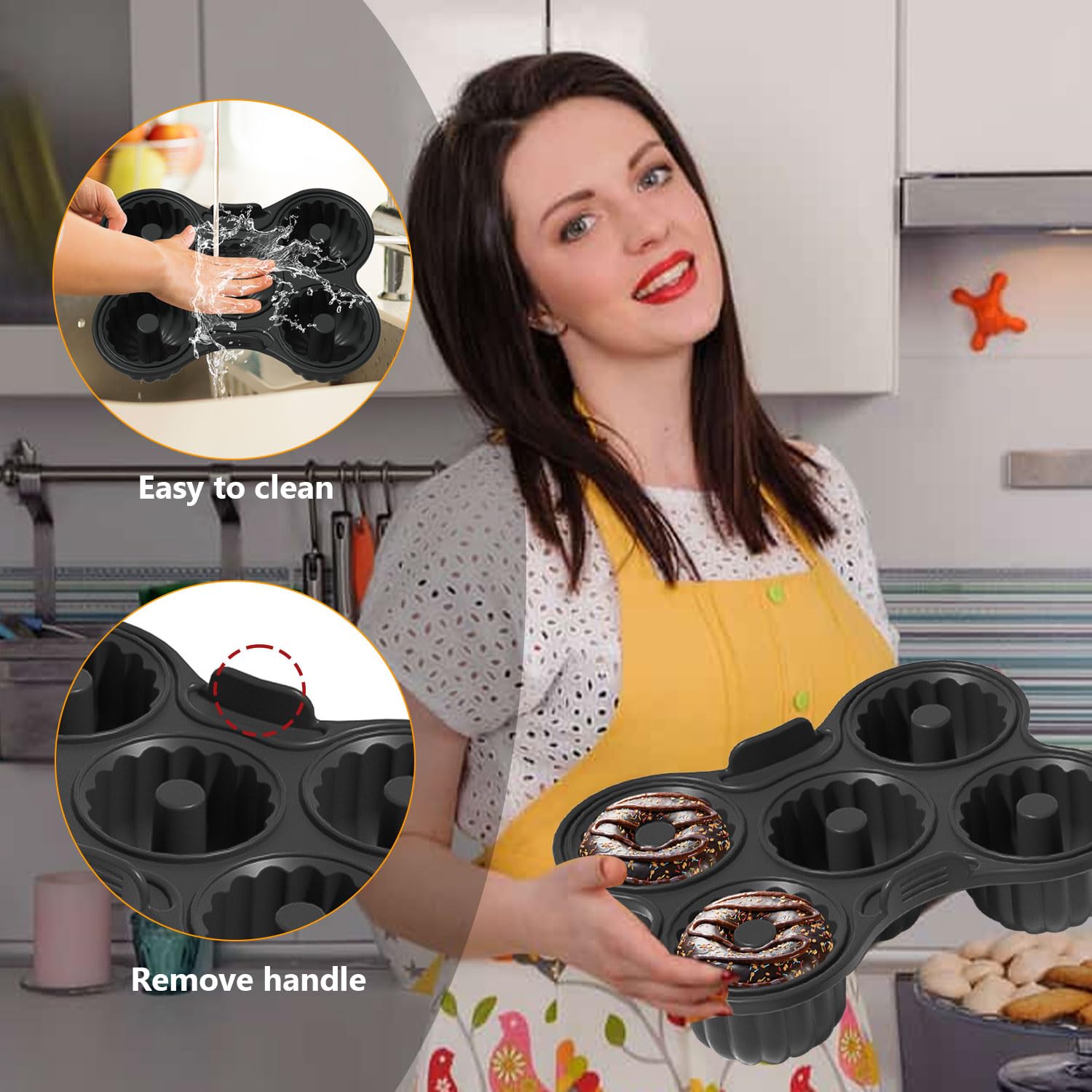 Ninipie Ninja AF400EU AF500EU AF451EU DZ401 Siliconen Accessoire Heteluchtfriteuse voor Ninja Foodi Max met dubbele zone 9,5 L-10,4 L, Siliconen Opbergmat voor Heteluchtfriteuse
