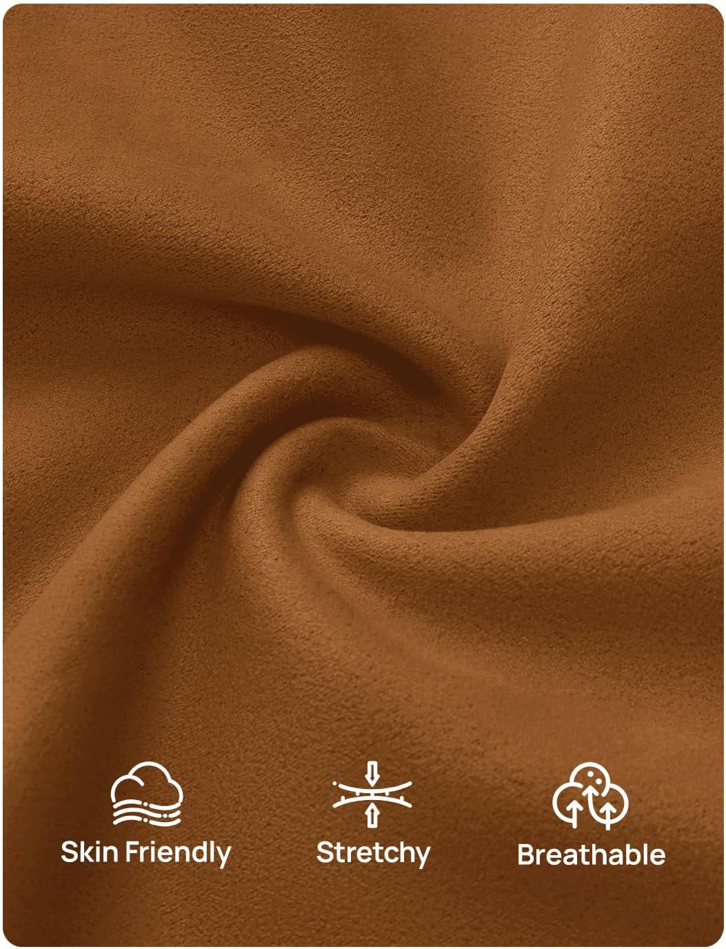 ZESICA Womens 2026 Spring Faux Suede Cropped Jackets Coats Casual Button Down Barn Vintage Trendy Shackets - Image 6