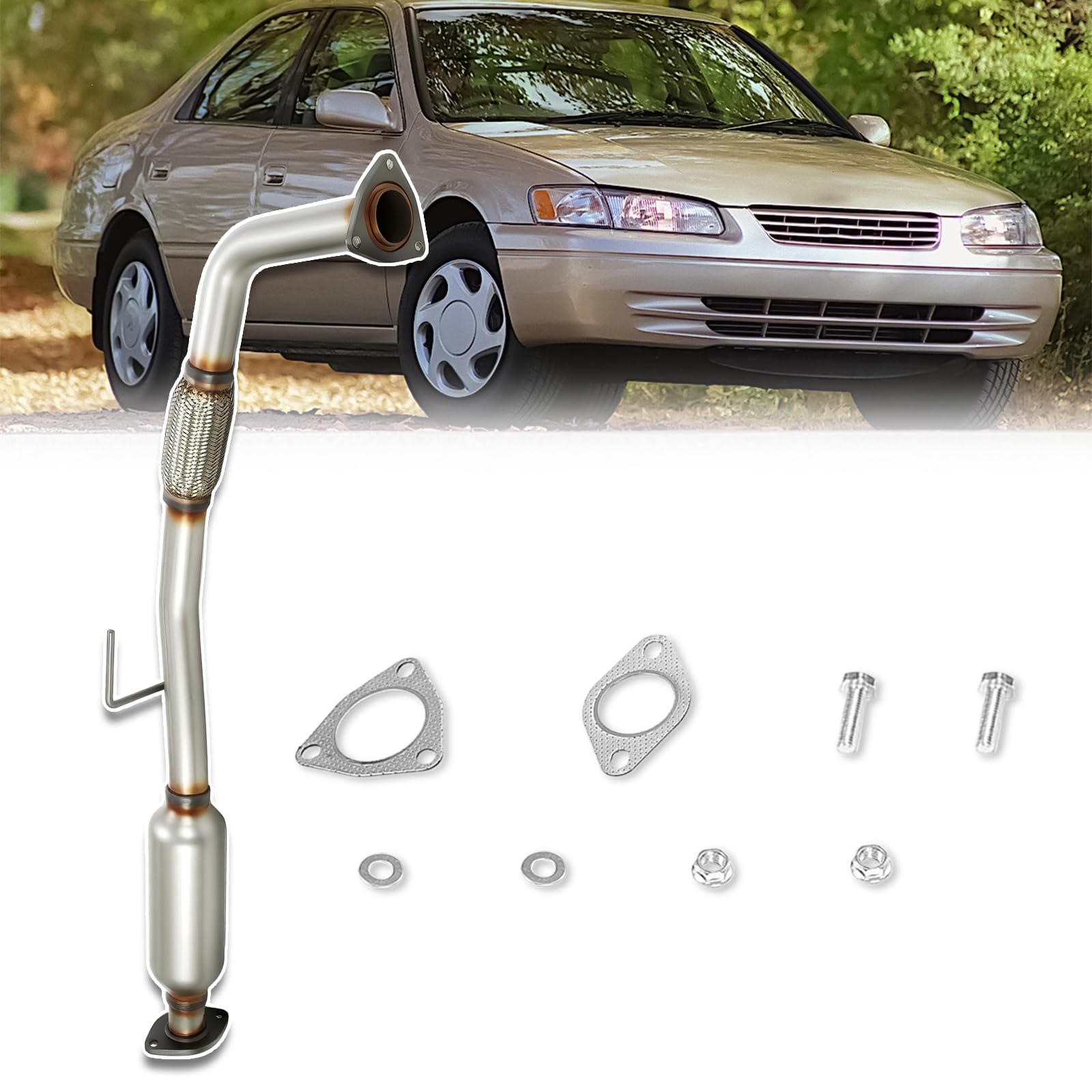 PTPDRH Flex Exhaust Pipe Catalytic Converter