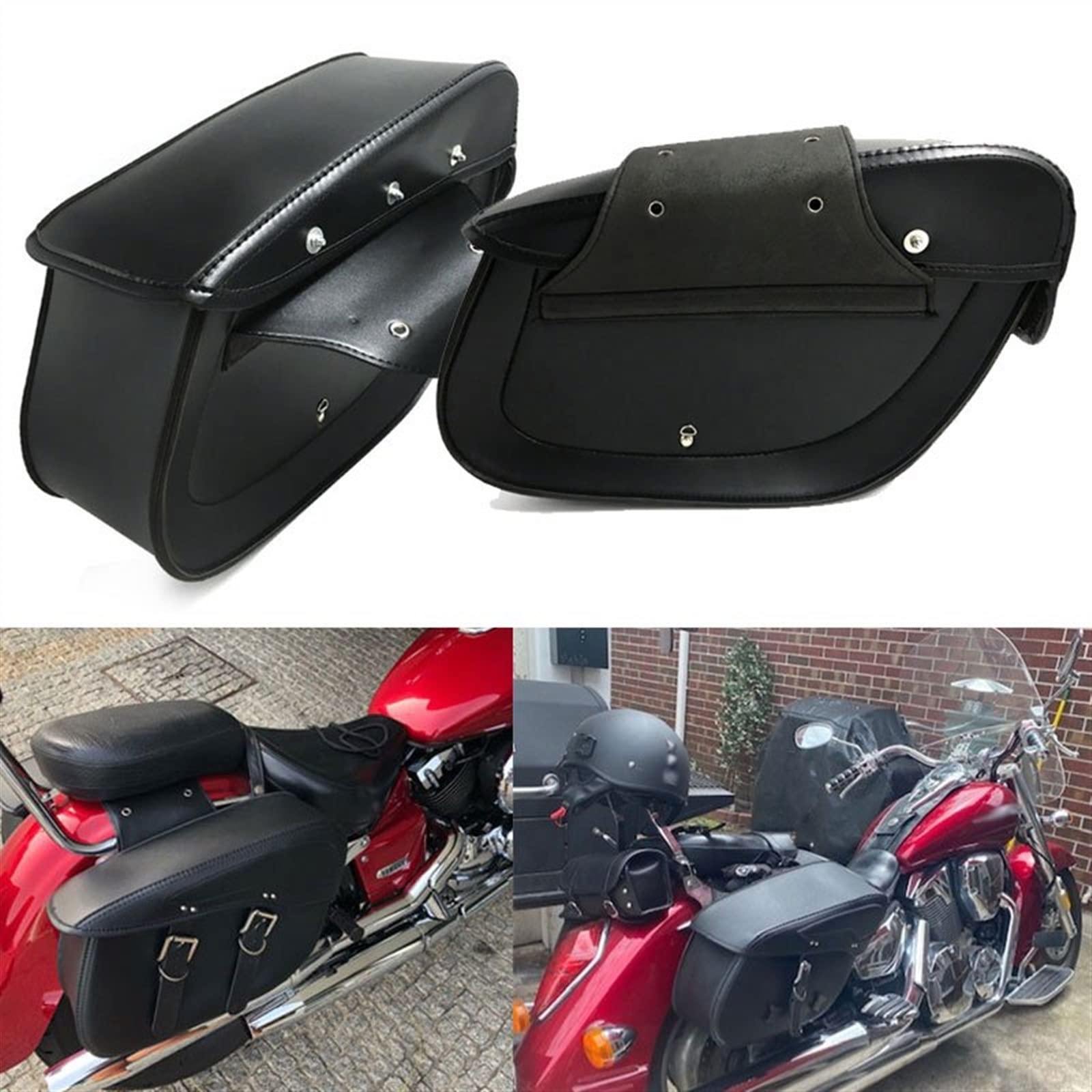 Borse Da Sella Per Moto Borse Da Viaggio In Pelle Impermeabili Borse Da Moto Touring Tool Ba Per Sportster XL883
