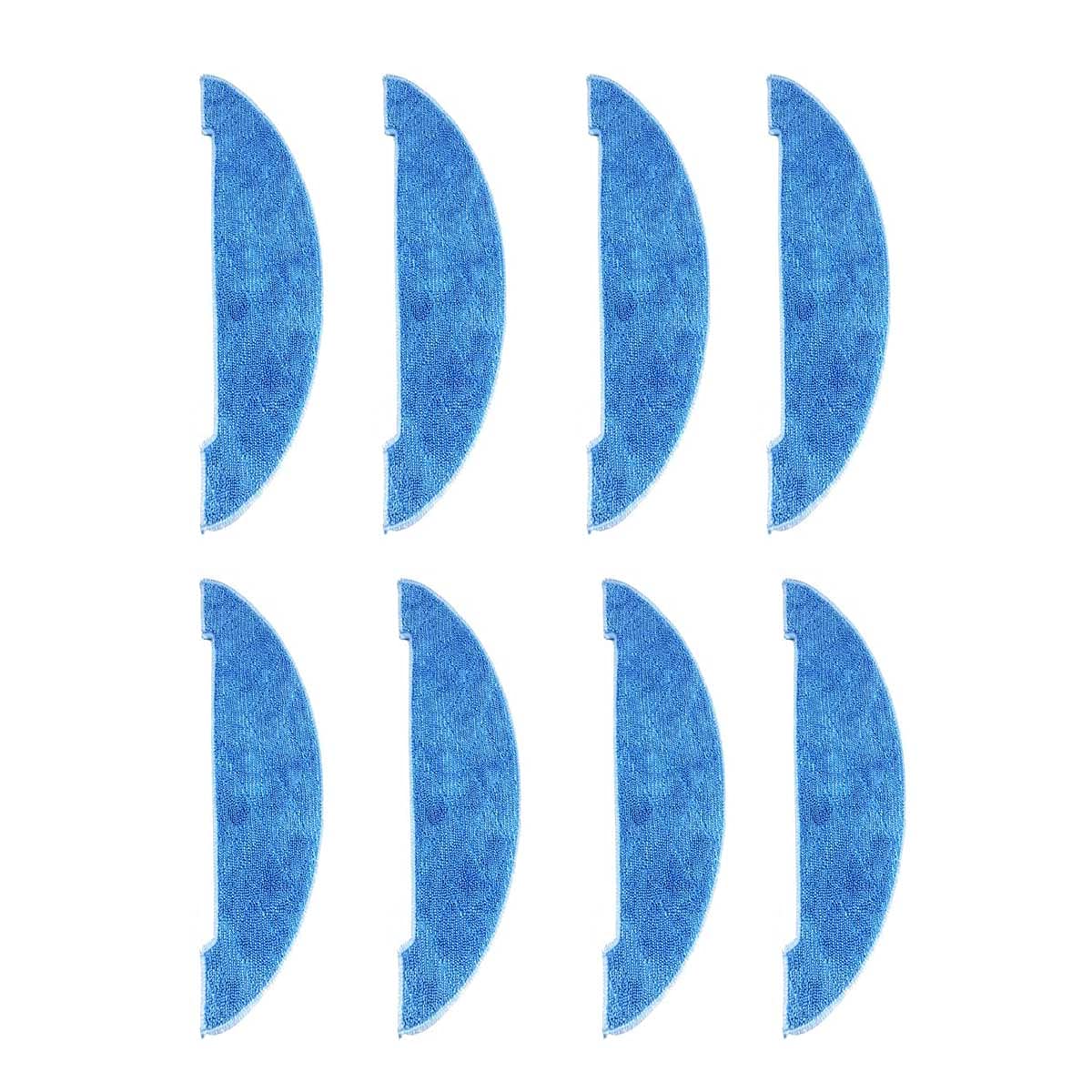 ZRF Accessories for Muzili G9070 Robot Vacuum Cleaner Parts Consumables for Replacement Robot Vacuum Cleaner, 8 Mop Parts