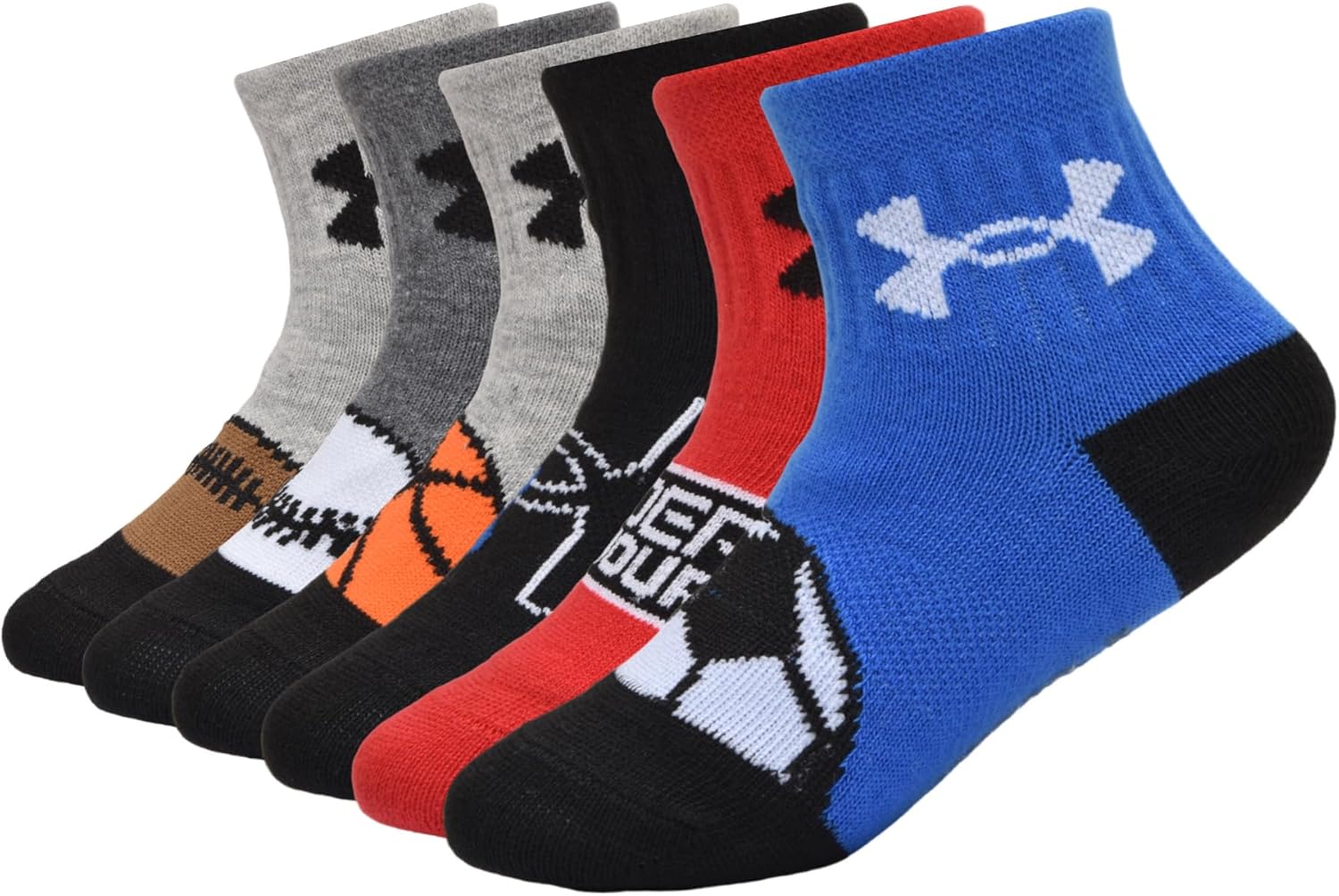 Under Armour Girls' Quarter Socks