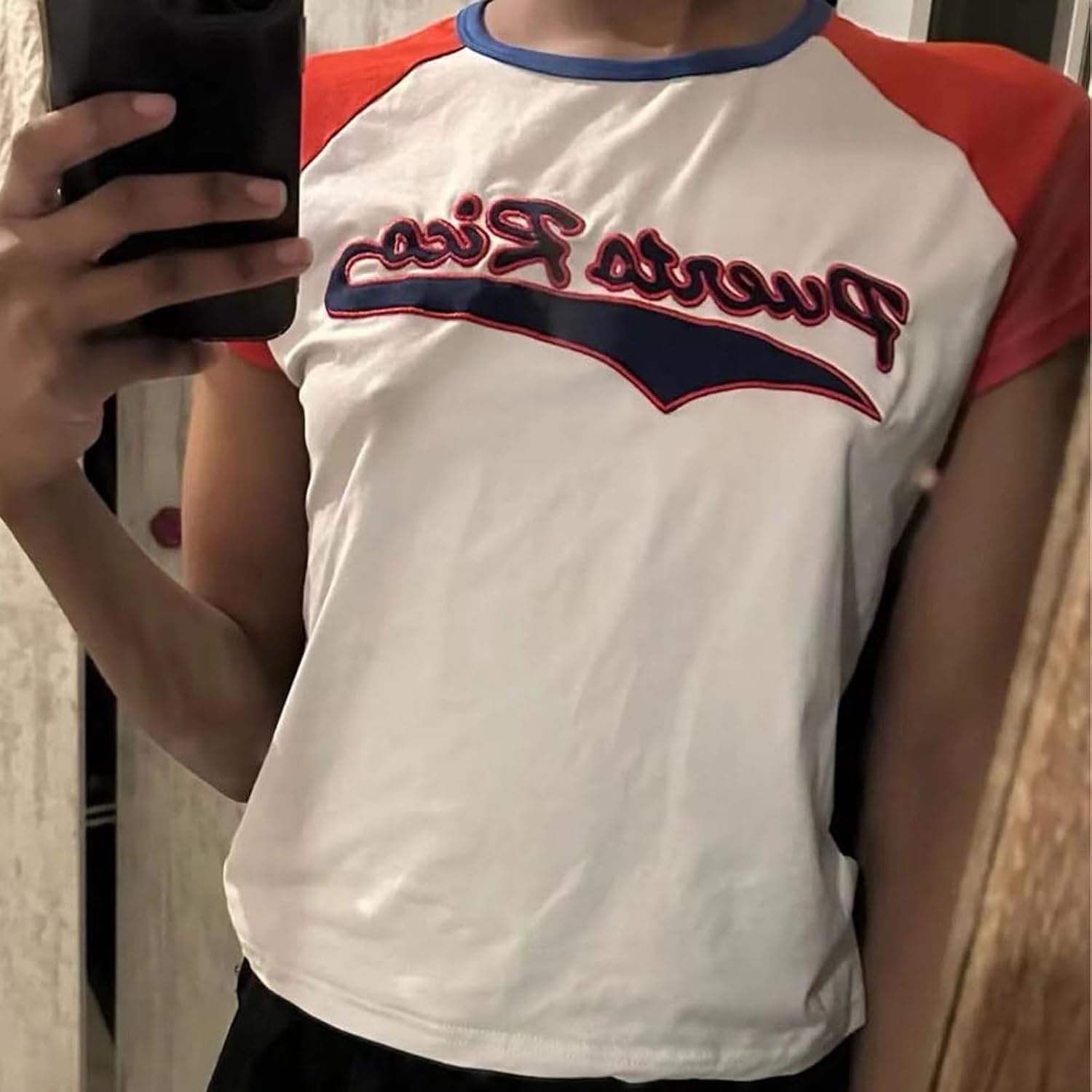 Puerto Rico Shirt Women Puerto Rican Jersey Y2k Crop Tops Boricua Vintage Graphic Baby Tee 90s 2000s Streetwear - Image 3