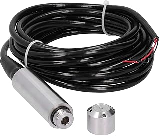 YBâ€‘2Jâ€‘F Water Level Sensor, 304 Stainless Steel Liquid Level Detector Transmitter Submersible Liquid Level Measuring(0-1 m)