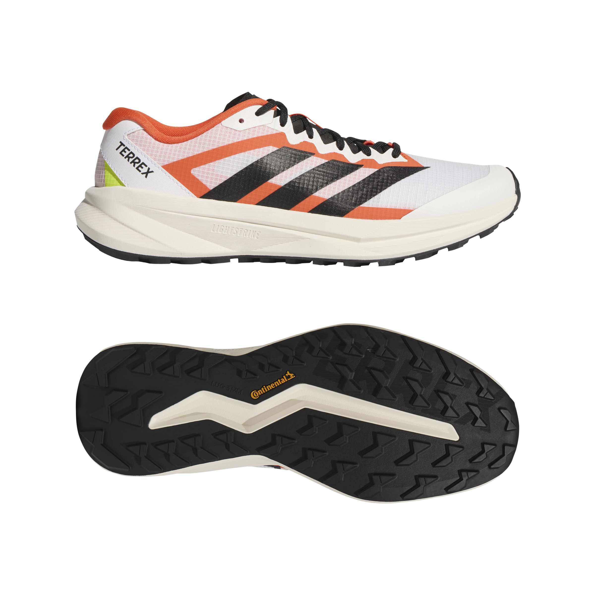 adidas Men's Terrex Agravic Lite Shoes, FTWR White/core Black/Impact Orange, 6 UK