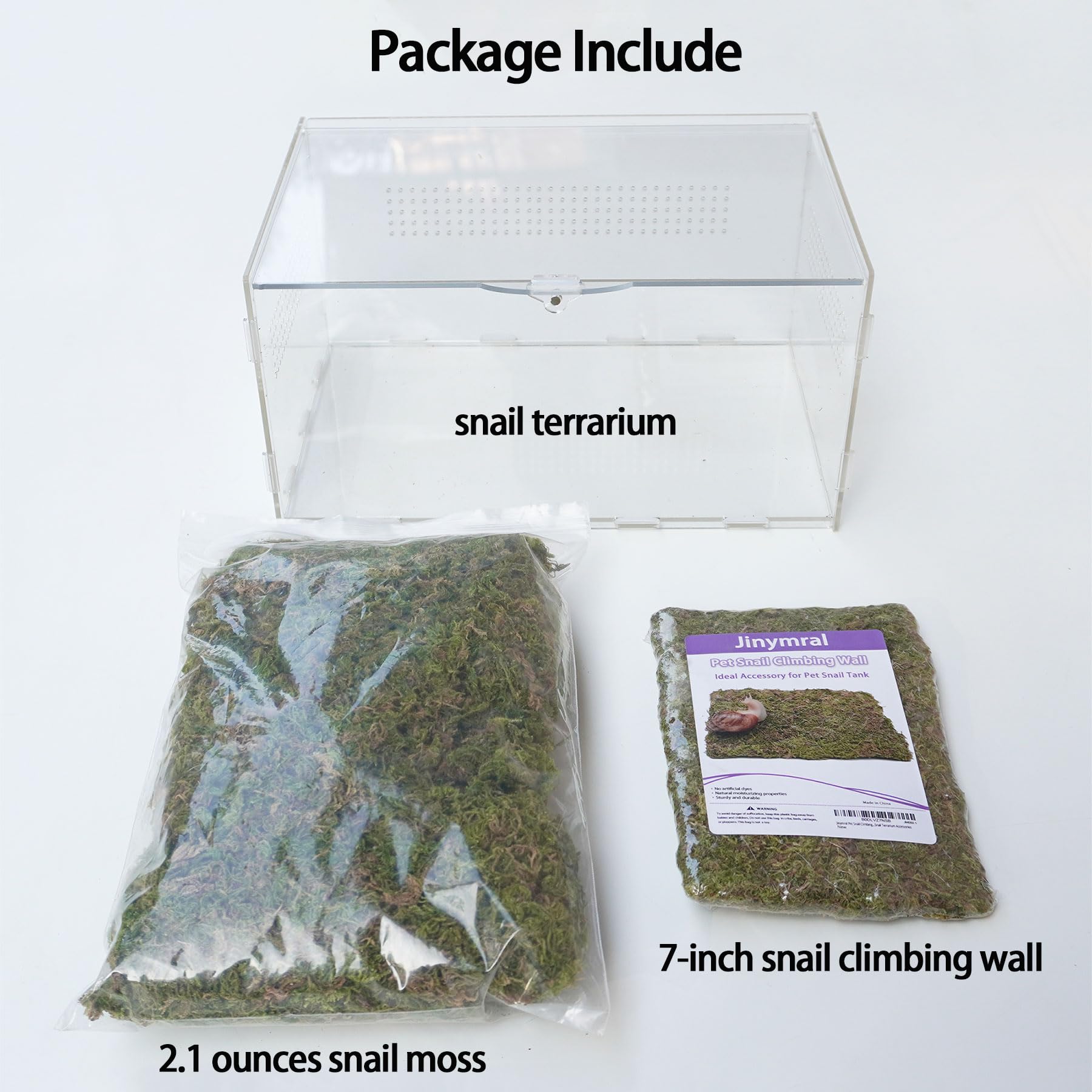 Zestaw terrarium dla zwierząt domowych ze ślimakiem o wymiarach 28,5 x 20 x 15 cm terrarium ze ślimakiem i ścianą wspinaczkową 18 cm