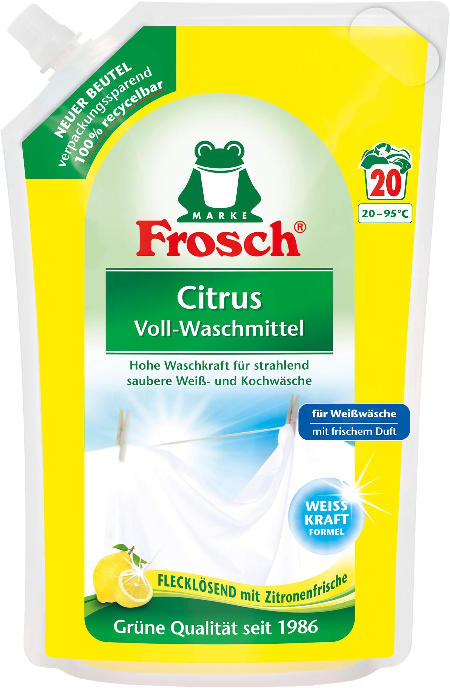 Frosch Citrus Liquid Detergent - 1.8L