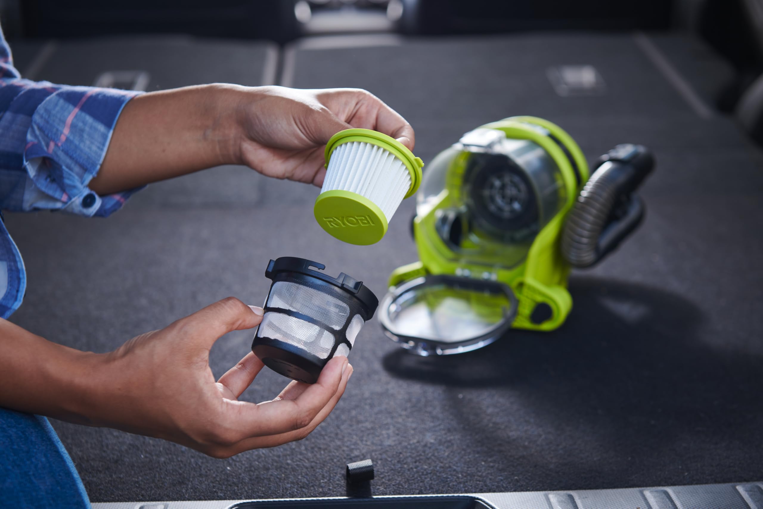 RYOBI Aspirapolvere Auto 18V ONE+, 41 AW, Senza Batteria