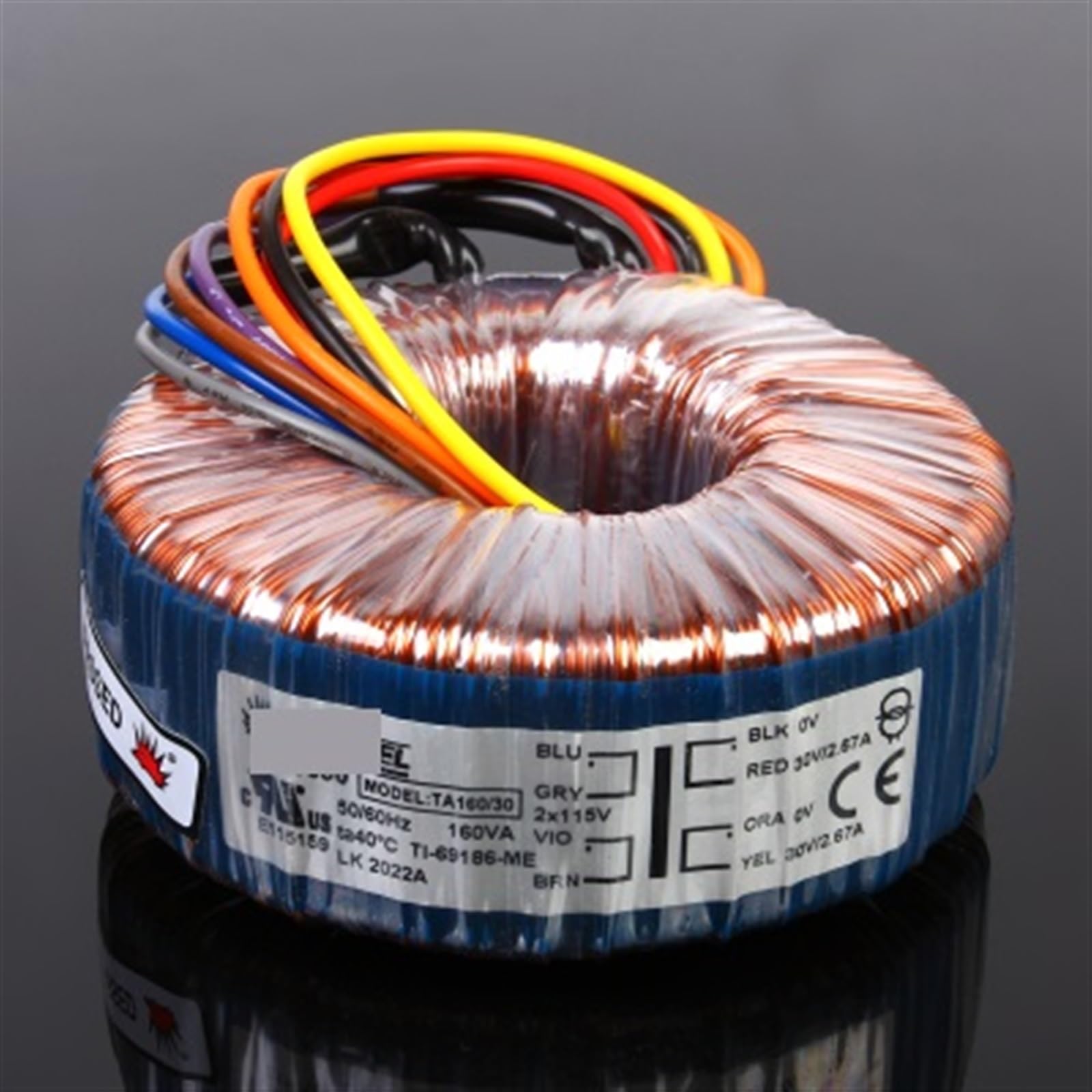 Transformateur double 30V 160W pour fabriquer une alimentation symétrique