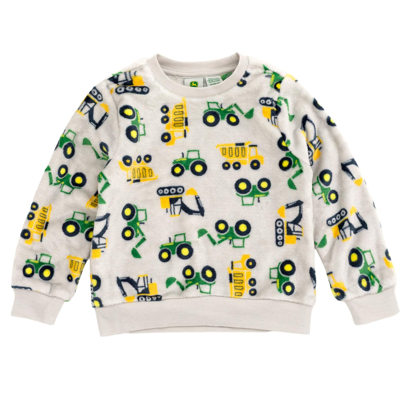 John Deere Jungen 2-teiliges Set aus Fleece Sweatshirt und Hose für Baby & Kinder