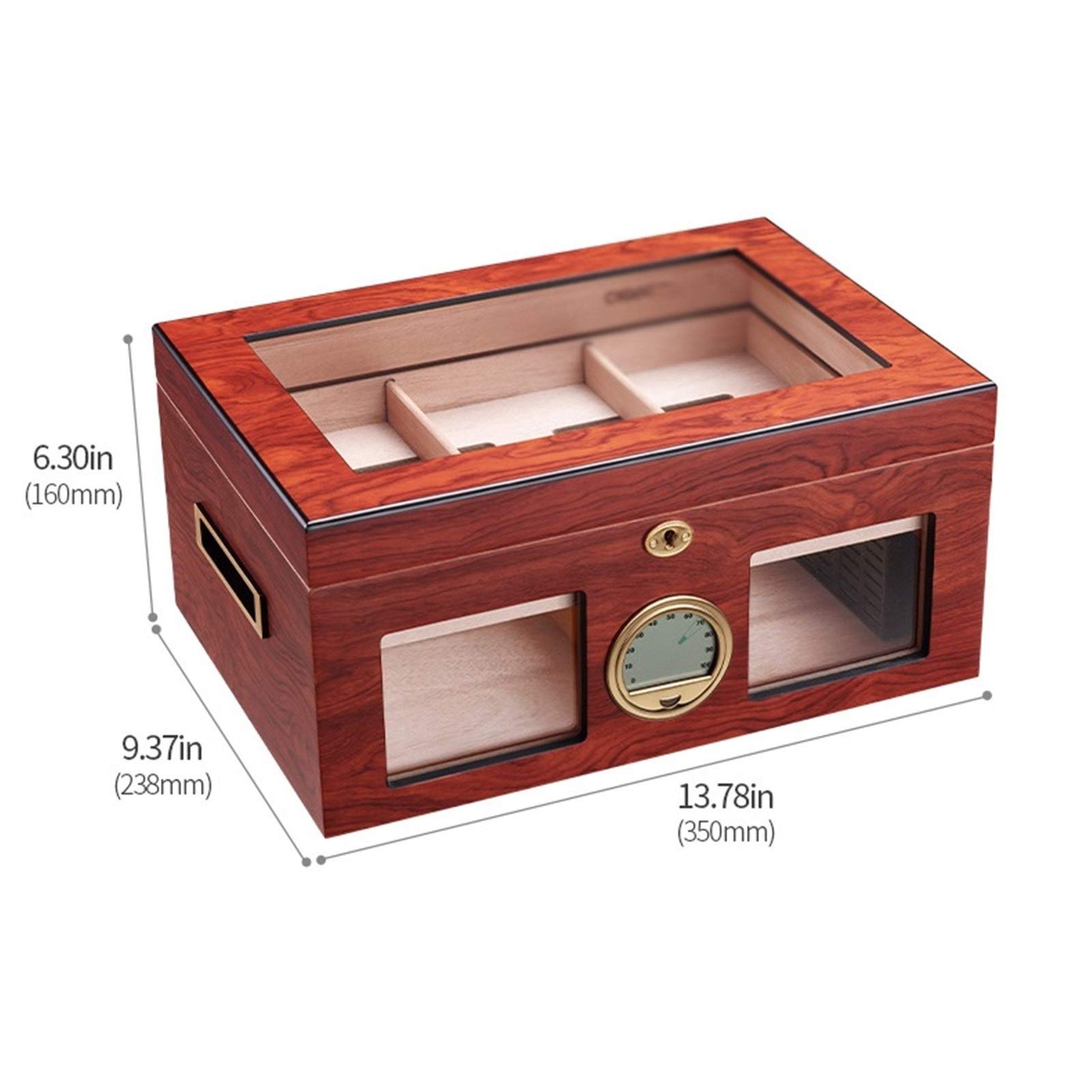 Dla dobrze zaprojektowanego pudełka do cygar z drewna cedrowego GCC Humidor Szafka o dużej pojemności pasuje do 100 dwuwarstwowych drewnianych pudełek na cygara Humidor | Kod towaru: GCC-73