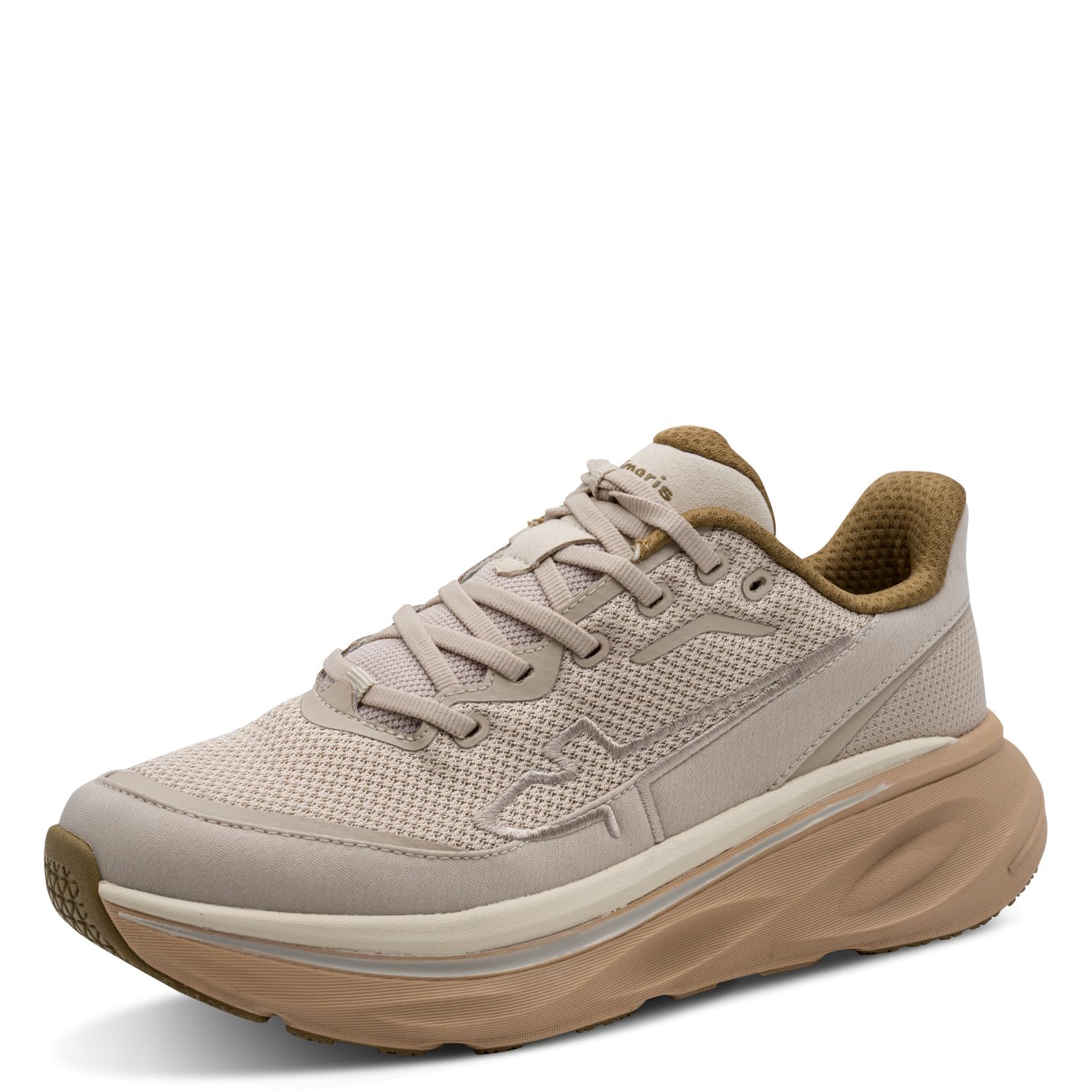 Tamaris Women's Low Flat Trainers, Beige (Ivory), 41