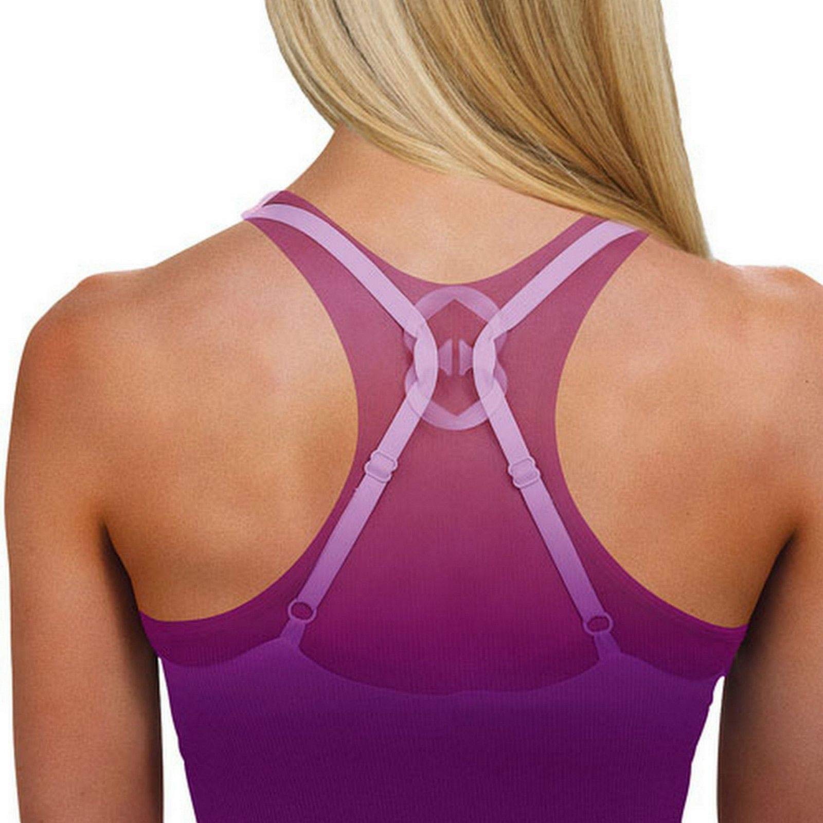 SHATCHI Womens 9pcs Set Conceal Bra Straps Clips Perfect Cleavage Support Hide, Multi