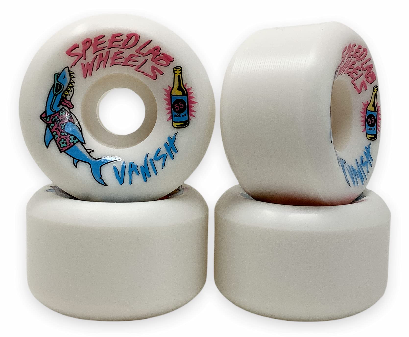 Speedlab WheelsVanish Skateboard Wheels - 55mm 101a (Set of 4)