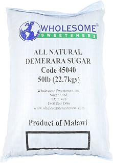 Wholesome Sweeteners Turbinado Demerara Sugar (1x50lb)