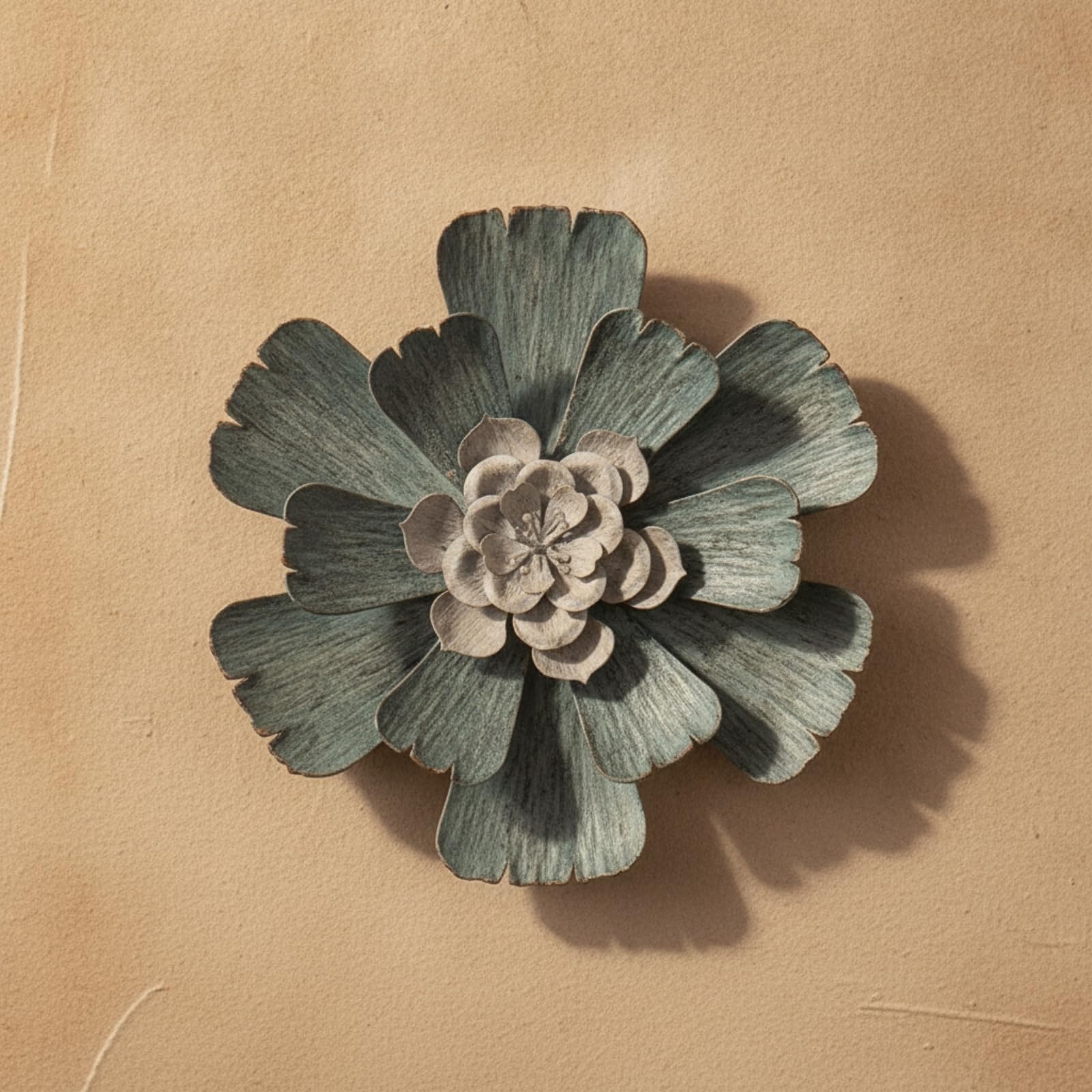 predolo Fiore Decorativo da Parete Shabby Chic Parete di Fiori Artificiali Eleganti Sfondo Floreale per Ingresso, Fiore A1886