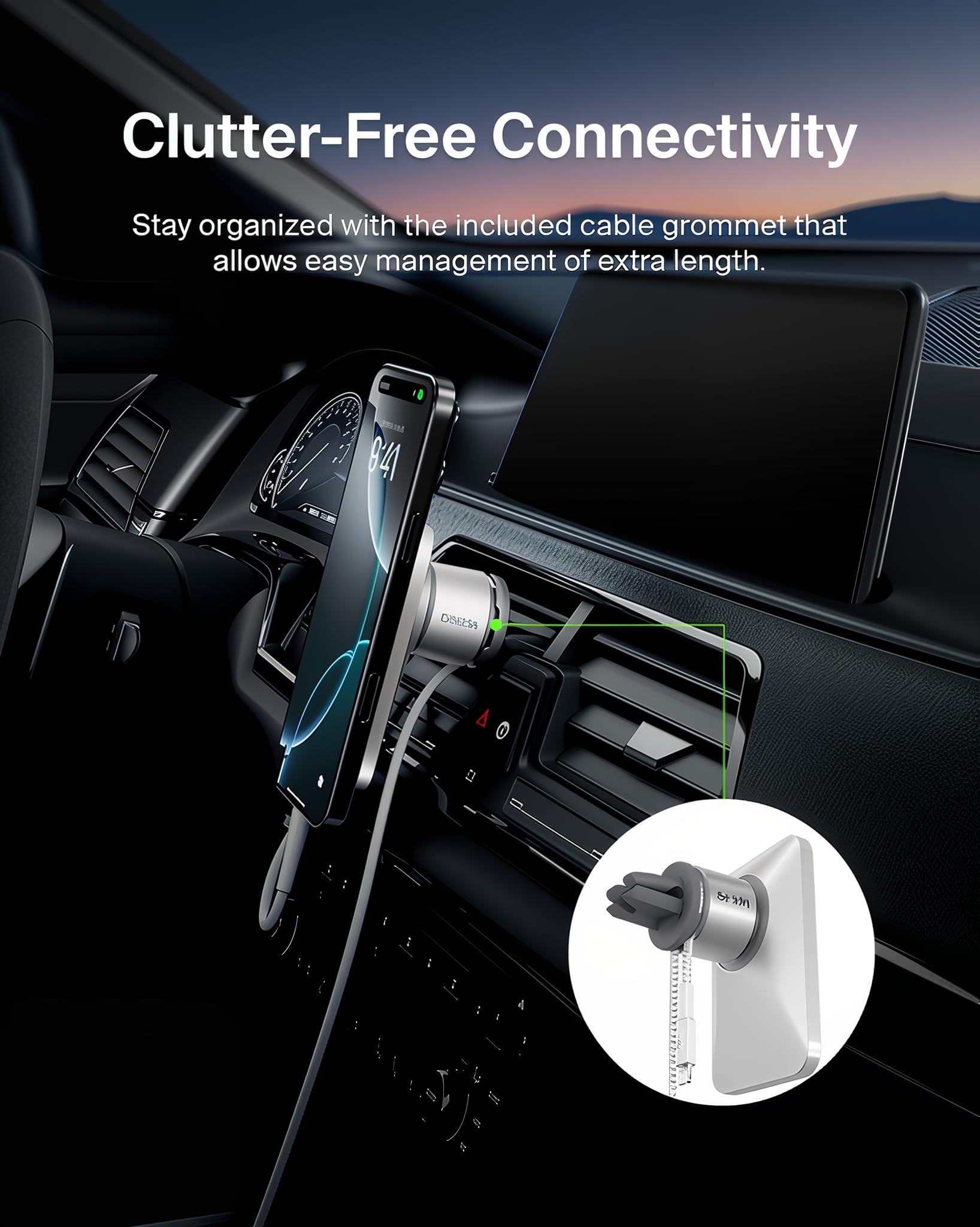 Amazon.com: Belkin MagSafe Car Vent Mount Pro, Magnetic Phone