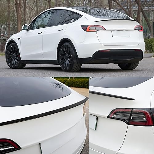 Miniatura 6 de Compatible con alerón trasero Tesla modelo Y 2020-2023 2024 Tesla Modelo Y borde trasero del maletero de aspecto deportivo, accesorios Tesla Model