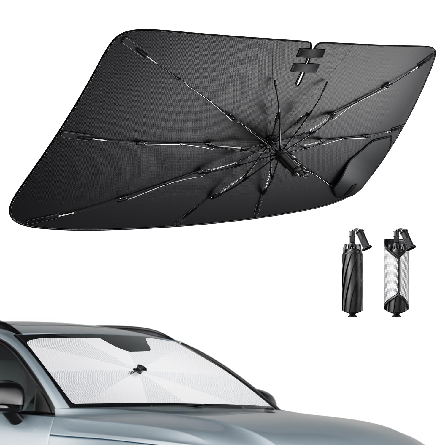 BIBIBO Compatibile con Volvo XC40 C40 Recharge EX40 2018-2024 2025 Parasole Coperture Parabrezza Parabrezza Anteriore Parabrezza Auto Parasole Volvo XC40 Accessori