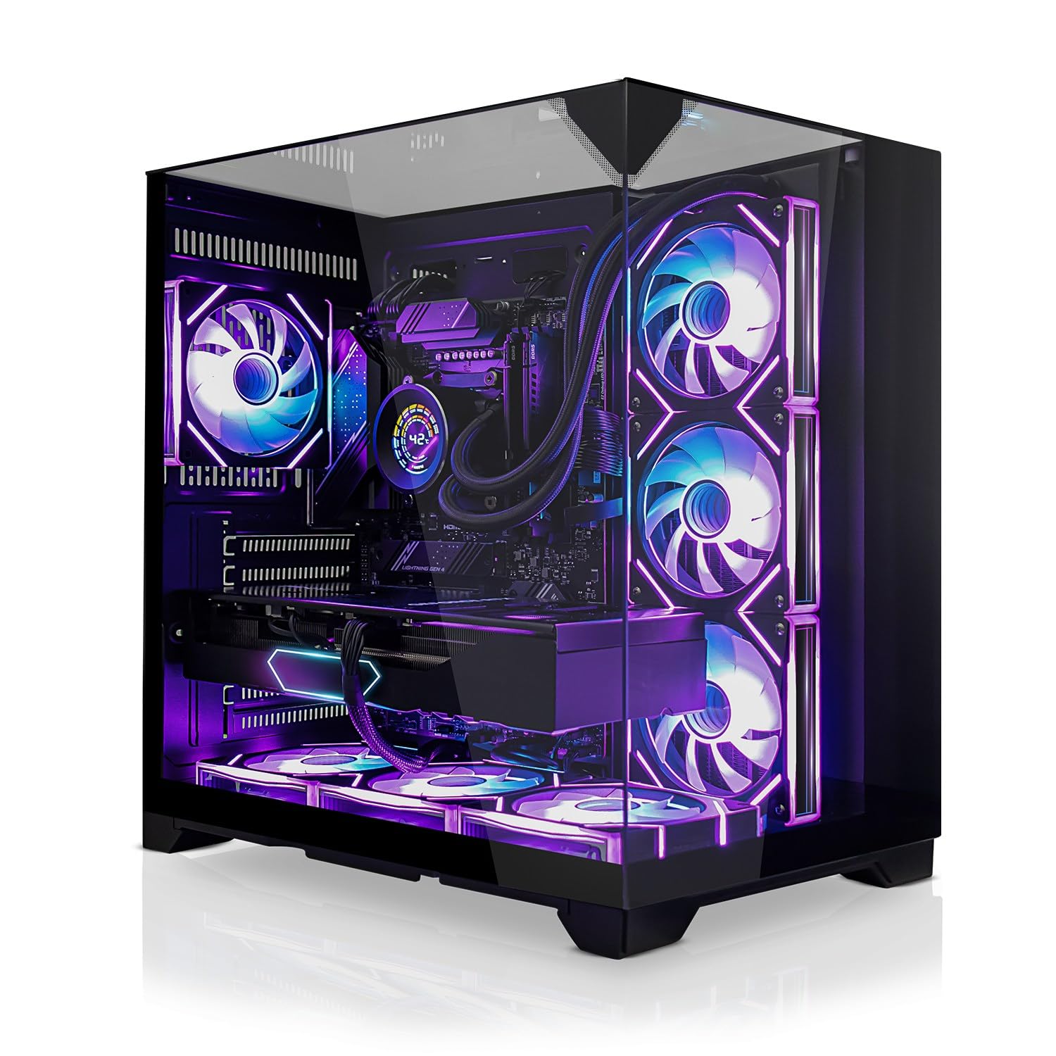 SYSTEMTREFF High-End Gaming PC AMD Ryzen 9 9950X3D 16x5.7GHz | Nvidia RTX 5080 16GB DX12 | 2TB M.2 NVMe | 32GB DDR5 RAM | Windows 11 | Desktop Computer Rechner für Gamer, Zocker & Streamer