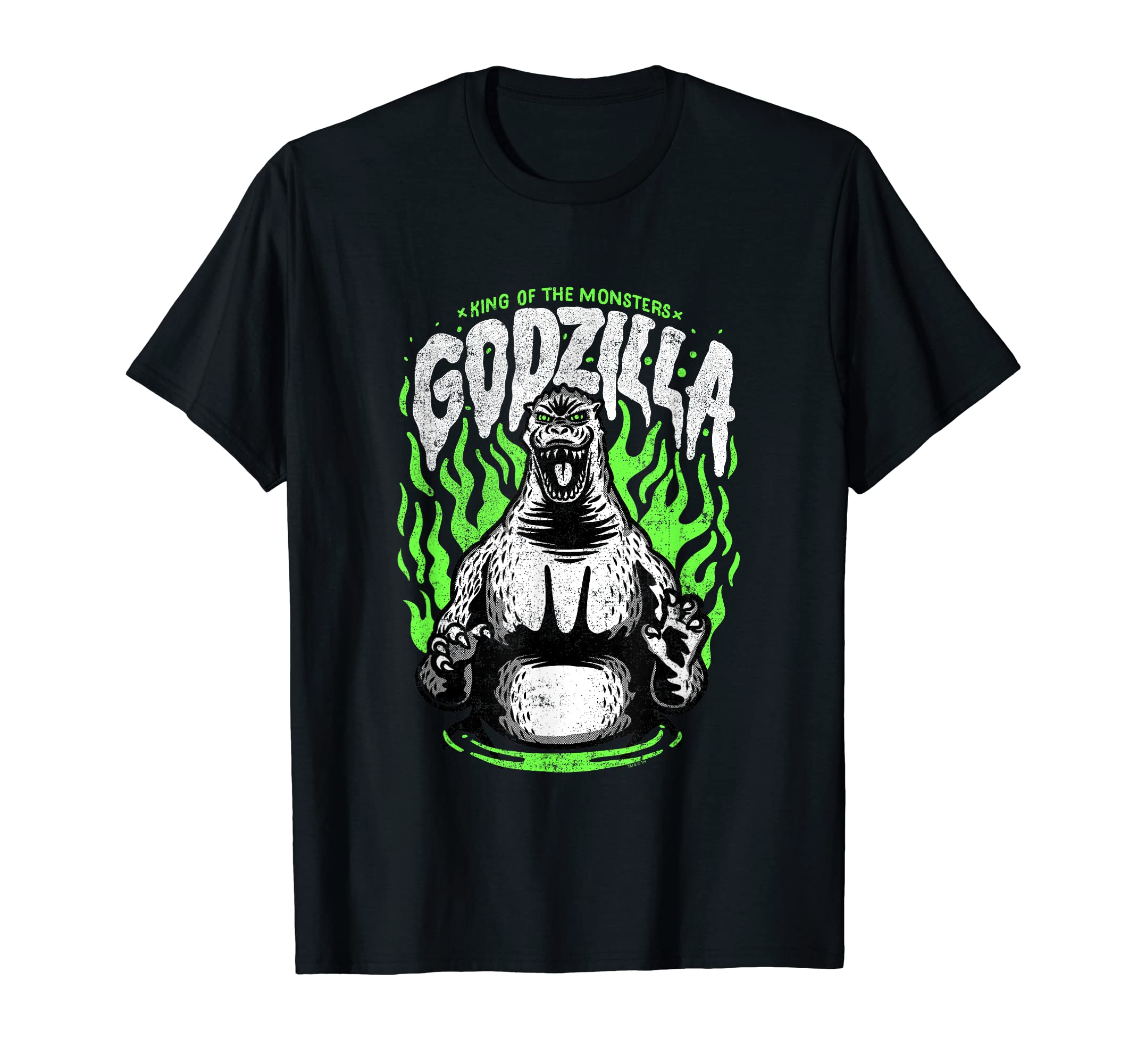 GodzillaGreen Flames Edit T-ShirtOEKO-TEX STANDARD 100