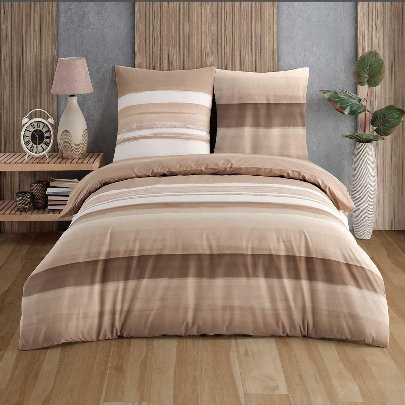 Buymax® Ropa de cama de 200 x 200 cm, 100% algodón, 3 piezas, juego de ropa de cama de 200 x 200 cm con 2 fundas de almohada de 80 x 80 cm, certificado Öko-Tex Renforcé, juego de funda nórdica con