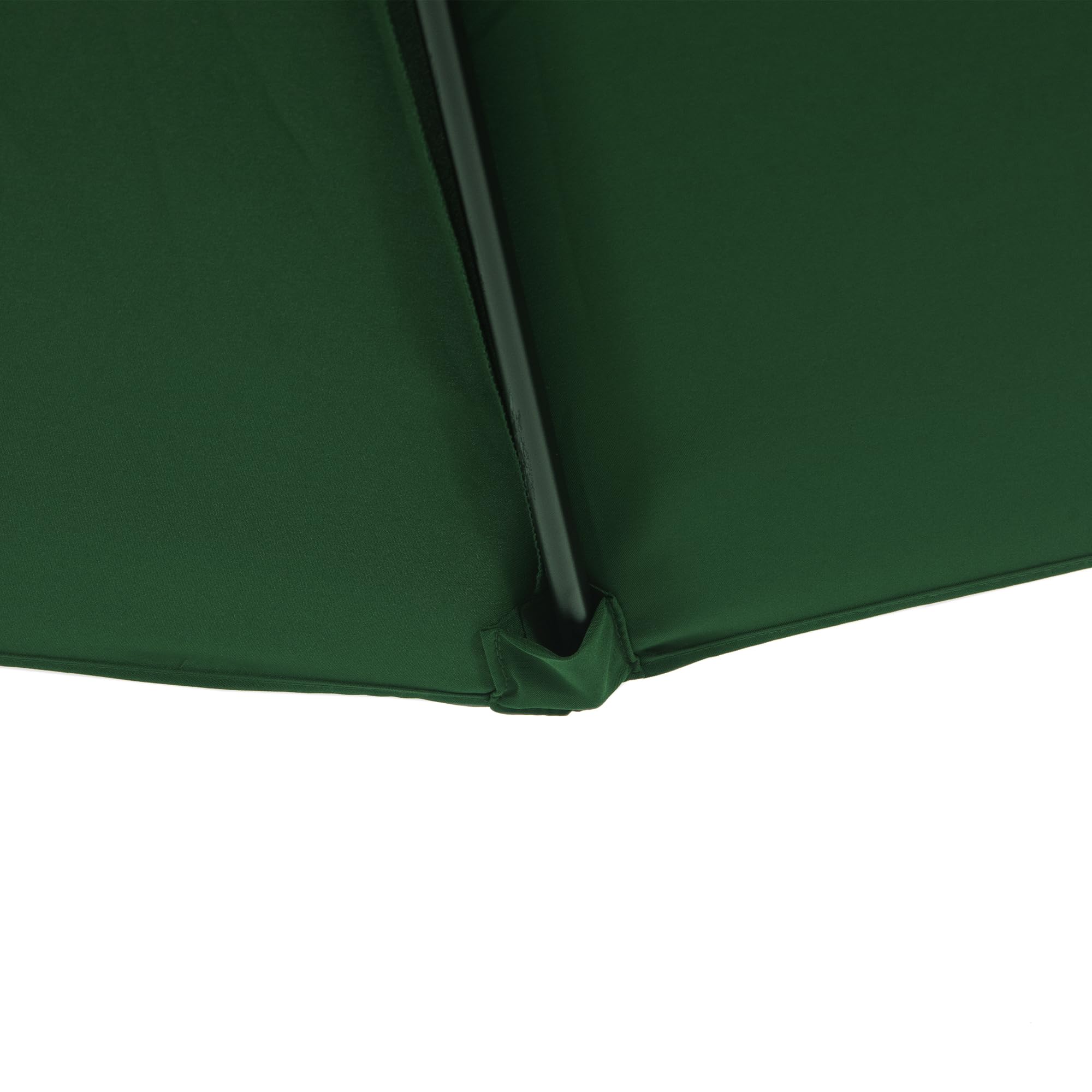 Outsunny Demi Parasol 5 Entretoises Métal 2,93 x 1,5 x 2,49 m