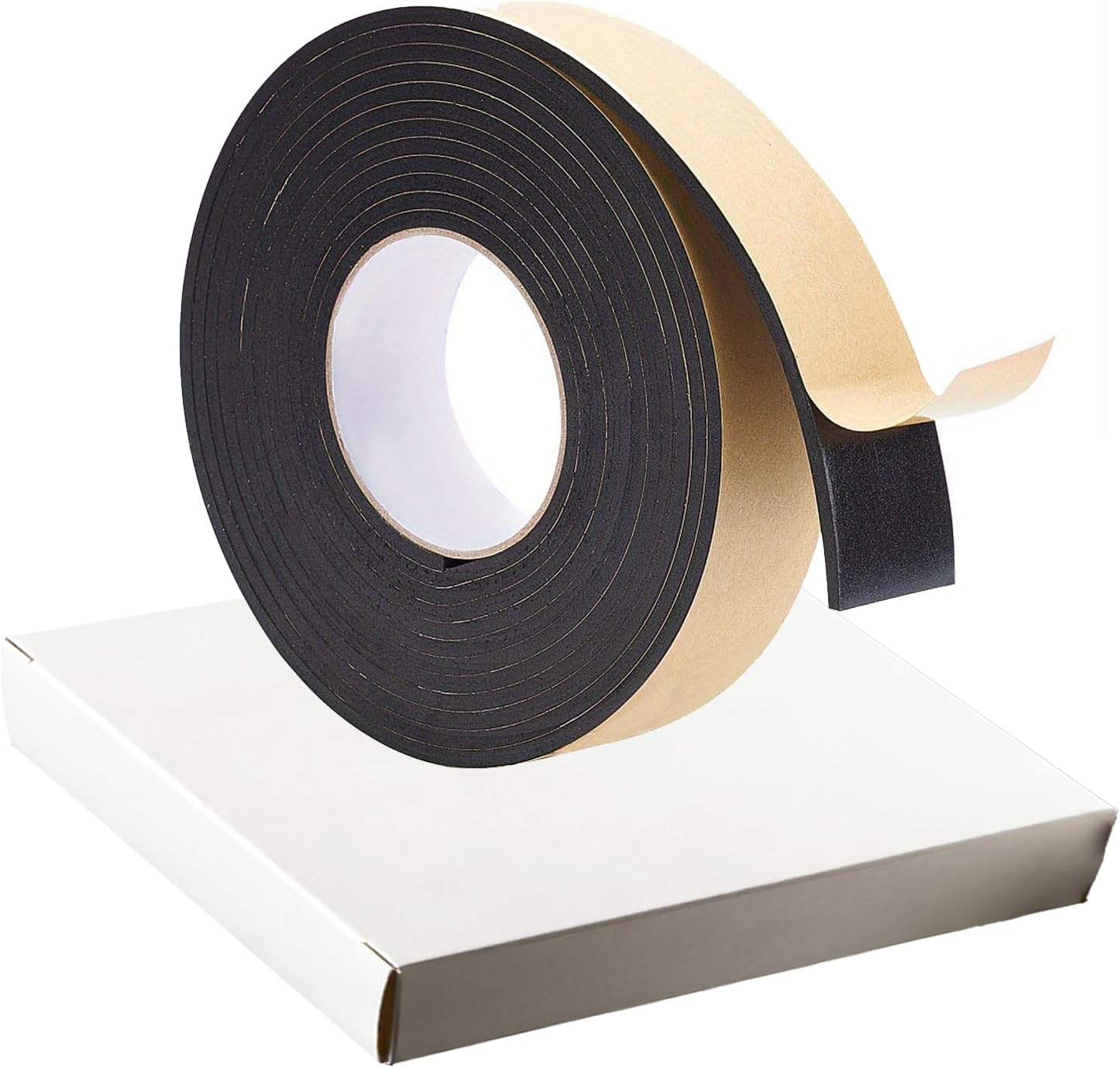 Pipe Wrap Insulation, 33 Ft x 2" x 1/8" Foam Insulation Tape Adhesive, Waterproof Self Adhesive Pipe Insulation Foam Tape for Hot or Cold Water Pipes, HVAC Plumbing AC Lines, Weather Stripping Seal