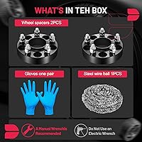 Vista 4 de BDFHYK Separadores de ruedas 5x115mm 1.25 pulgadas 5x4.5 con centro de rueda Hubcentric compatibles con Chrysler 300 300M Challenger Charger Magnum