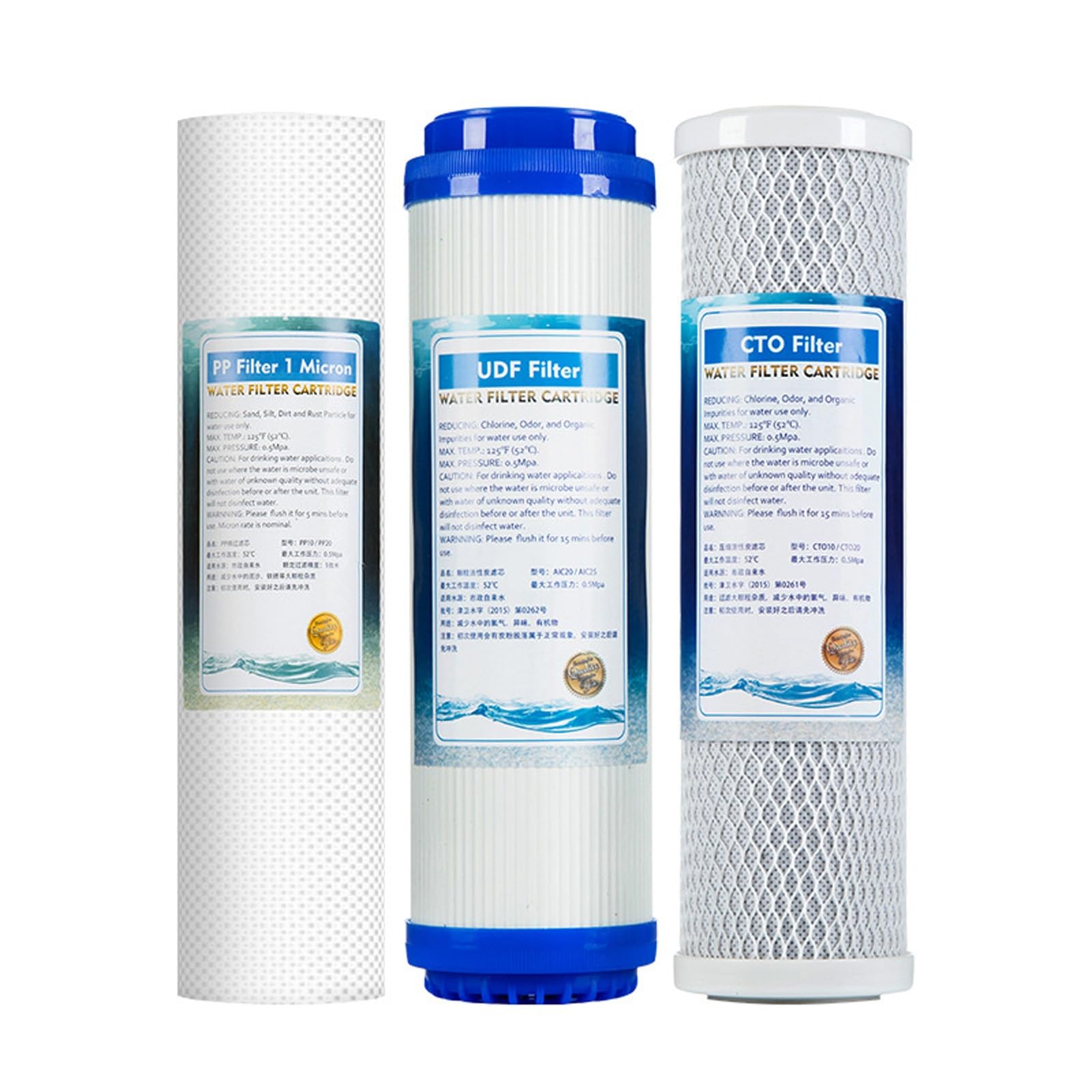 Filtre à eau RO 3 étapes 1 micron pour une filtration sédiments optimale
