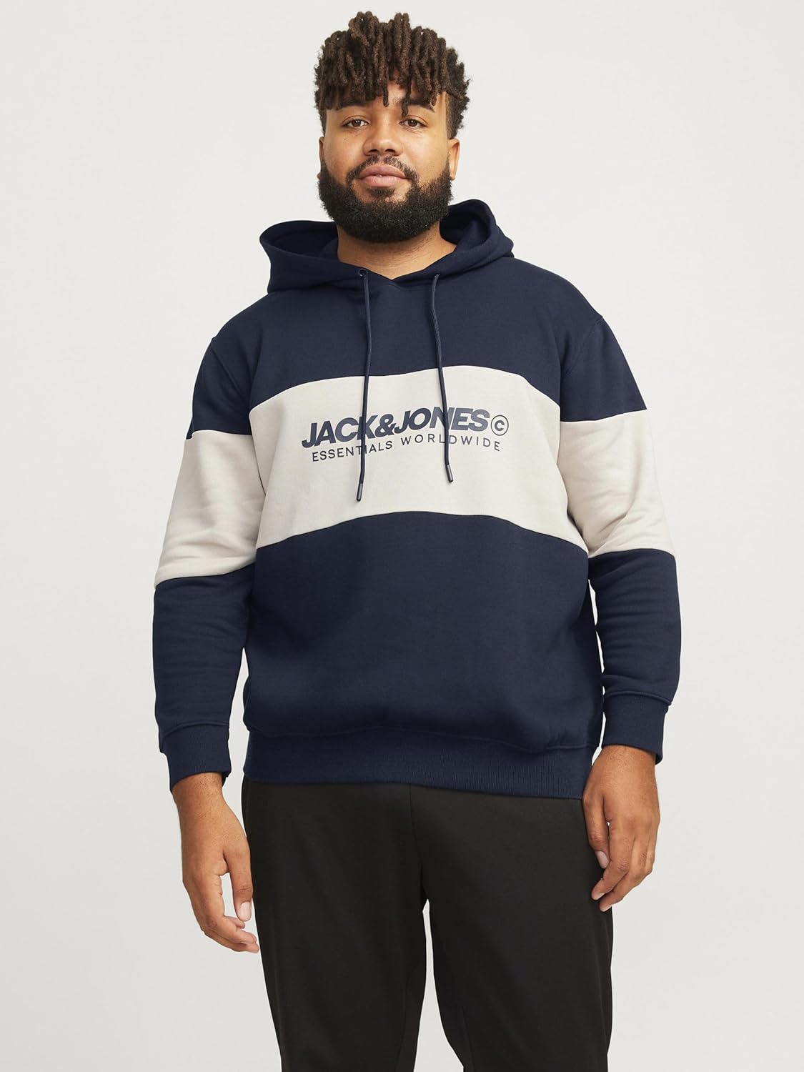 Sudadera Talla Grande Hombre Sudadera Con Capucha JACK JONES