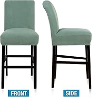 Vista 28 de Flamingo P Bar Stool Covers with Backs Bar Stool Seat Covers Barstool Covers Slipcovers Counter Height Bar Stool Chair Covers Removable Washable for