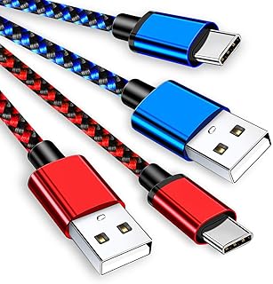 C Type Charging Cable, [2pack/6ft] USB C Fast Charge Cable Comaptible with Galaxy A10E, Long C Phone Charger Cords for Samsung Galaxy [A12 A32 A52 A72] [A13 A33 A53 A73 5g], Moto G Stylus/Power/Pure