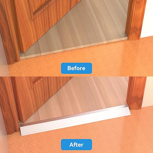 Miniatura 6 de Tira de umbral de aluminio de 4 pulgadas de ancho, rampas de umbral de 36 pulgadas de largo para puertas, sillas de ruedas, suelos de madera, borde