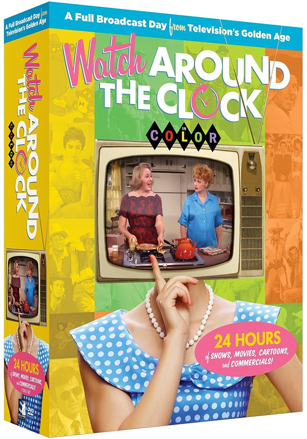 Watch Around The Clock disco DVD importado de Estados Unidos versión original