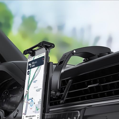 Miniatura 3 de UNICOLD Soporte para tablet de tablero de automóvil, ventosa giratoria de 360 con abrazadera grande para iPad Pro, iPad AirMini, iPhone, Samsung