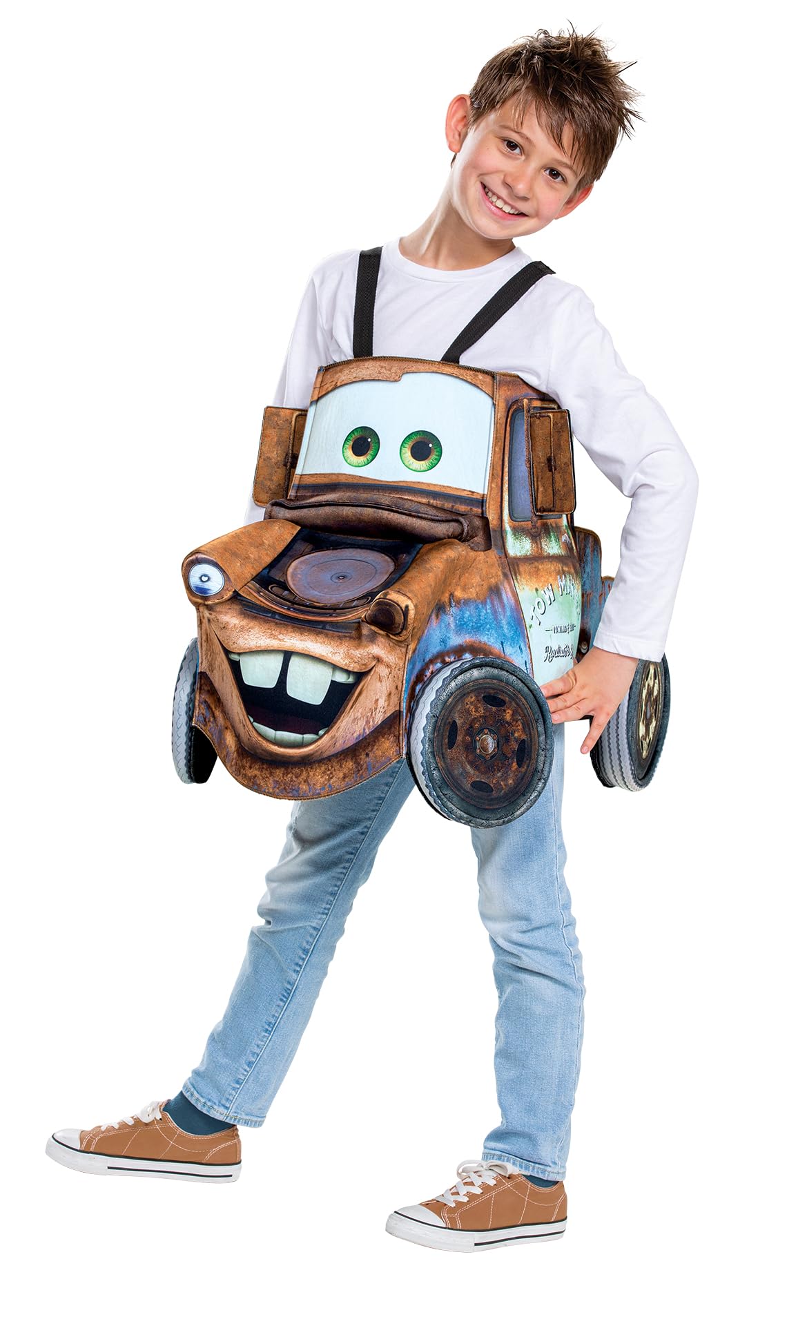 Disguise Costume pop-out Tow Mator per bambini, taglia unica